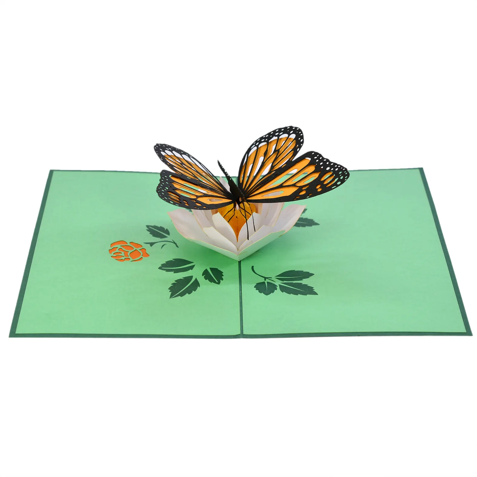 Лидер продаж, открытка ручной работы с выдвижной бабочкой, 3D открытки с выдвижными поздравительными приглашениями