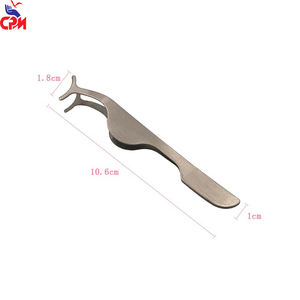 Pinzas de arte para pestañas postizas, pinzas de acero inoxidable de alta calidad, nuevo diseño - Product Image 5