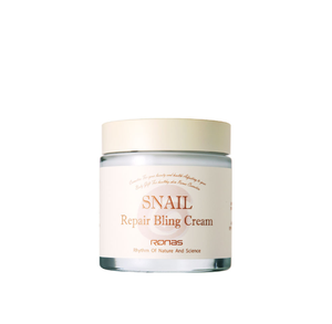 ครีมบำรุงผิวหน้าเกาหลี RONAS Snail Repair Bling Cream ไนอะซินาไมด์ ช่วยลดเลือนริ้วรอย ต่อต้านริ้วรอย กระชับผิว บำรุงผิว ขนาด 100 มล. - Product Image 1