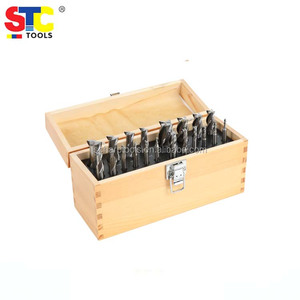 Bộ Dao Phay Đầu Vuông Mạ Thiếc Titan HSS 2 Và 4 3/16 "-3/4" 3-20Mm 20 Cái - Product Image 5