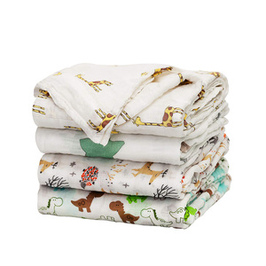 High Quality Cotton Baby Muslin <b>Swaddles</b> Double Gauze - Product Image 1
