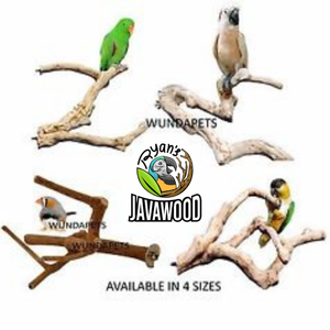 2020 nouveau Design Nature bois suspendu échelle pour animaux de compagnie support solide motif jouer jouets oiseau perche support d'Indonésie - Product Image 2