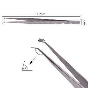 Beauty Wholesale Eyelash Extension Tweezer Custom Logo Accessory Tool Eyelash Tweezers Lash Extension Tweezer Private Label - Product Image 3