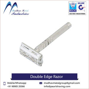 Maquinillas de afeitar de seguridad de latón de doble filo ajustables de nuevo diseño para maquinilla de afeitar para hombre - Product Image 2