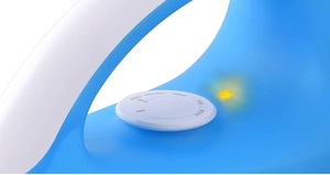 Fer à repasser sec de haute qualité de 1000 watts pour un usage domestique Semelle en céramique bleue magnifiquement conçue - Product Image 3