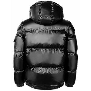 Nouveau hiver pour hommes grande taille respirant imperméable doudoune avec fermeture à glissière rembourrage épais-Vente en gros - Product Image 5