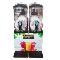 Machine à sorbet, granité et slush de haute qualité à bas prix avec 2 réservoirs pour restaurant et magasin de boissons