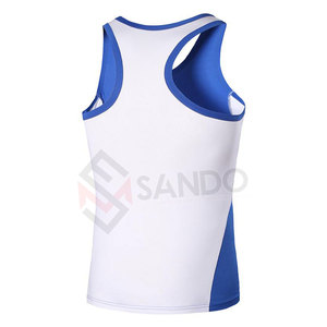 OEM Hombres Casual Fitness Tank Top O-cuello Slim Fit Diseño Ropa de gimnasio a la venta - Product Image 6