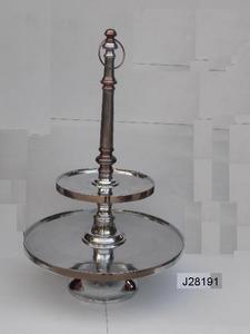 Cast Aluminum Tableware & <b>Cake</b> Tools Mirror Polish Finish Metal Fruit <b>Stand</b> with Other Finishes Available - Product Image 5