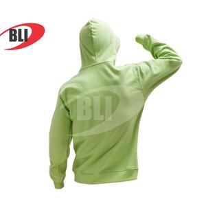 Sudadera con capucha y cremallera con logotipo bordado de lana de algodón de alta calidad - Product Image 4