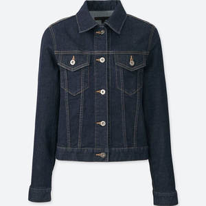 Veste en jean à manches longues pour moto, blouson bleu clair de grande taille pour femmes - Product Image 6