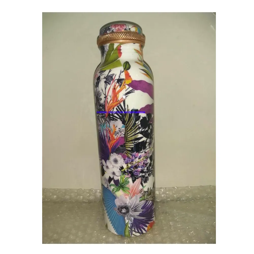 New Shaded Printed Water Copper Bottle Wholesale and OEM Factory Sale Manufacturers Travel and Office USed Bottle