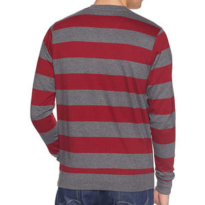 2022 chemise de sport de sueur pour hommes personnalisée avec des techniques brodées tricotées chemise décontractée à col mandarin - Product Image 2