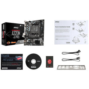 Placa base usada para juegos de escritorio MSI 3200 <span class=keywords><strong>PRO</strong></span> AM4 AMD con combinación de procesadores de escritorio AMD Ryzen 3G - Product Image 6