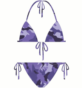 Bikini con estampado de tigre para mujer, traje de baño con estampado de letras, diseño de marcas famosas, 2023 - Product Image 4