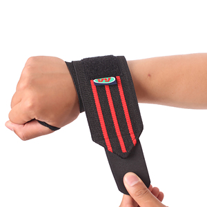 Muñequeras de alta calidad con logotipo personalizado, soporte para levantamiento de pesas, muñequeras para gimnasio, entrenamiento de compresión de Fitness Unisex hechas de goma - Product Image 6