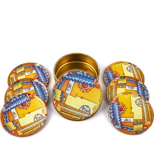 PICASSO-posavasos de té de METAL, estera de seis metales de Turquía - Product Image 1