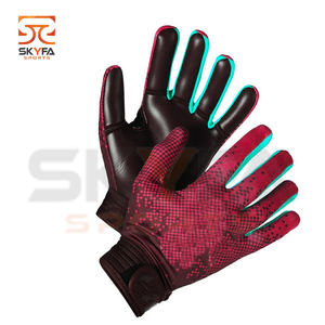 Guantes de fútbol americano de marca de alta calidad para hombres con protectores de dedos Guantes deportivos - Product Image 6