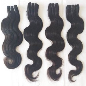 100% véritables extensions de cheveux vierges indiens Remy extensions de cheveux humains de qualité supérieure - Product Image 1