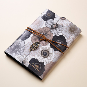 DELIJIA A5 사용자 정의 일기 PU 가죽 플래너 리필 나선형 노트 책 느슨한 잎 바인더 저널 노트북 - Product Image 3