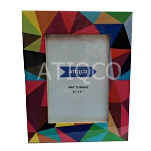 Best Selling Attractive Unique Lacquered <b>Wood</b> <b>Picture</b> <b>Frame</b> Peacock Flag Printed Price Wooden Photo <b>Frame</b> - Product Image 6