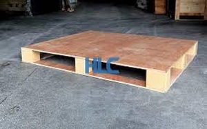 Paletas de contrachapado de una cara de madera de acacia de una cara del proveedor de oro 1200x1100x135mm Entrada de 4 vías/2 vías Capacidad DE CARGA DE 2000kg - Product Image 3