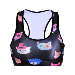 2025 nouveauté sur mesure dames gymnastique sport soutien-gorge actif coton en vrac personnalisé imprimé Fitness & Yoga porter XS-XL tailles - Product Image 5