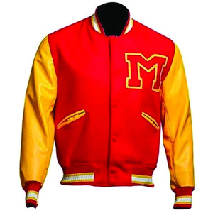 2022 personnalisé en gros à manches longues Baseball Varsity veste pour hommes dernières conceptions formelles hiver plaine blanc Letterman vestes - Product Image 5