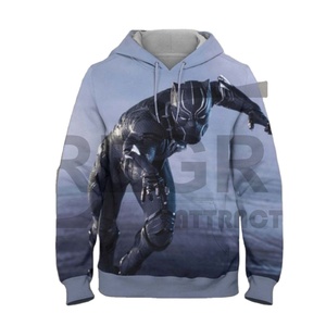 OEM-Conjunto de Sudadera con capucha para hombre, 50 algodón, poliéster, manga larga, estampado, talla grande, negro, venta al por mayor - Product Image 2