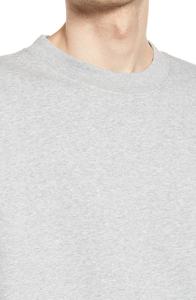 Sudadera y sudaderas con capucha para hombre de gran tamaño en blanco de algodón liso Unisex con cuello redondo y hombros caídos con logotipo personalizado, ropa para hombre - Product Image 4