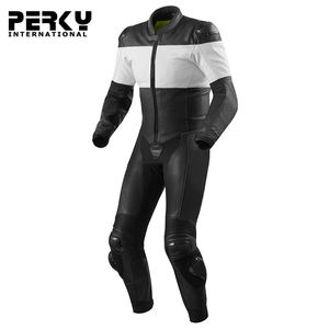 Traje de carreras de cuero para hombre, nuevo diseño, venta al por mayor - Product Image 5