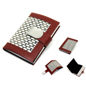 Porte-cartes à logo imprimable en cuir PU de qualité supérieure du meilleur fabricant Style d'affaires chaud haute qualité haute vente - Product Image 5