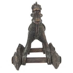 Figura de caballo de latón dorado antiguo hecho a mano, juguete de templo, sonajero, ruedas, esculturas, estatua, piezas de decoración, artículos de regalo - Product Image 2