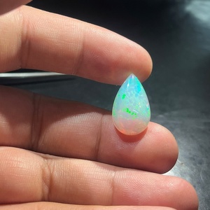 ลูกแพร์คุณภาพสูงจากเอธิโอเปีย,ทรงหลวมธรรมชาติ6.15 Cts พลอยหลวมผลิตเครื่องประดับอัญมณี Cabochon Cut - Product Image 3