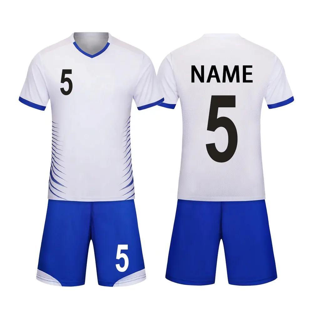 Neues Design Fußball mannschaft Fußball trikot Set Sublimation Fußball tragen Druck Fußball Trikot Uniform