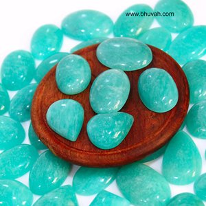 พลอยขายส่งจำนวนมากหลวมผสมหายากของแท้ Cabochon Amazonite - Product Image 3