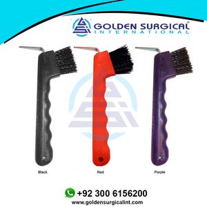 Combo de 3 cepillos de polipasto de plástico personalizados, conjunto de 3 cepillos de púa de caballo, recorte ecuestre, instrumentos de aseo de ganado - Product Image 2