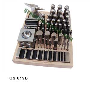 Kit de formage professionnel Lot de 56 sur support en bois OUTILS DE FABRICATION DE BIJOUX INDE - Product Image 1