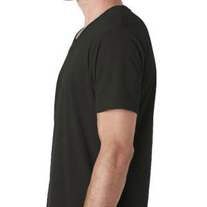 2022 venta al por mayor de alta calidad de los hombres con cuello en V Camiseta 100% algodón hecho a medida con los últimos diseños y la impresión digital de alta calidad - Product Image 6