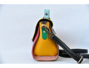 New Handcrafted Genuine Recycled Leather <b>Sling</b> <b>Bags</b> Stylish Women Animal Print Leather Crossbody <b>Bag</b> Casual Multicolor <b>Bag</b> - Product Image 3