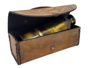 Telescopio de Latón de Primera Calidad con Estuche de Cuero, Telescopio Náutico, Telescopio Marino, Telescopio Vintage Hecho a Mano, Regalo - Product Image 1