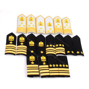 Épaulettes brodées en tresse d'or sur la cérémonie | Épaulettes de planche d'officier de vol - Product Image 2