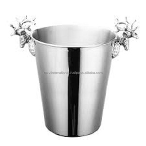 <b>Stainless</b> <b>Steel</b> Metal Wedding Centerpiece Table Top <b>Wine</b> Chiller - Product Image 2