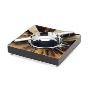 ที่เขี่ยบุหรี่สแตนเลสแบบพกพาทรงสี่เหลี่ยมปรับแต่งได้ทันสมัย - Product Image 1