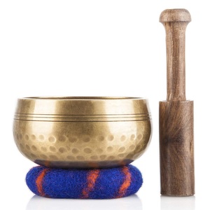 Cuenco tibetano hecho a mano para cantar, cojín de mazo, cuenco de sonido, cuenco para cantar de bronce de resonancia - Product Image 5