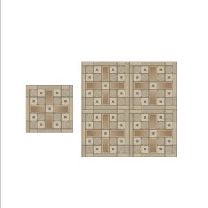 Céramique à bas prix Nouveau modèle Revêtement de sol à double charge Carreaux de sol en céramique aspect marbre 400x400mm - Product Image 3