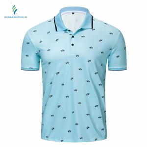 Camisa de manga corta para hombre, Polo de Color gris de alta calidad, orientada a la exportación, con cuello redondo, 100% - Product Image 3