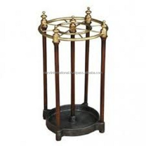 Porte-parapluies d'intérieur en métal étanche pour hôtel, design artistique moderne, technique artisanale, capacité de 10 parapluies - Product Image 6