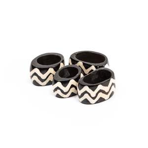 MOP Napkin Ring Handmade Best 4 Piece for Customized Size and Hotel Ware MOP Napkin Ring for Customized <b>Sale</b> - Product Image 1