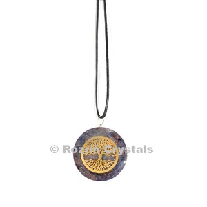 Supplier of Amethyst Tree Of Life <b>Orgonite</b> Pendant : Amethyst Tree Of Life <b>Orgonite</b> Pendant For Sale - Product Image 1
